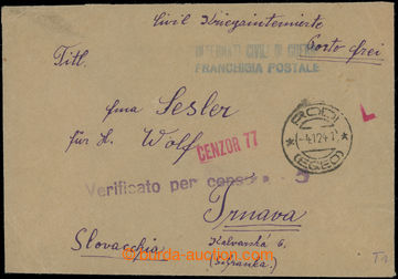 204878 - 1941 ITALSKÝ KT NA ŘECKÉM OSTROVĚ RHODOS dopis z italsk