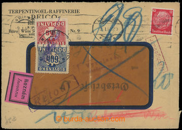 204918 - 1940 letter sent from Germany to Slovakia, with Hindenburg 1