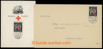 204936 - 1943 FDC / envelope with Red Cross (IV) 1,20+8,80K with CDS 