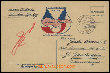 204939 - 1940 CAMP D AGDE - AIR SKUPINA 21-27  card French field post