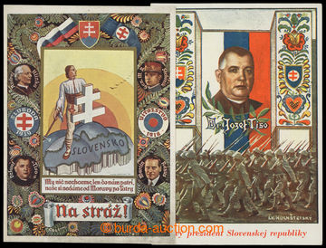 204966 - 1939 selection of two colored picture-postcards: 1x Tiso Prv
