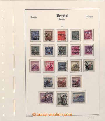 205088 - 1939-1945 [SBÍRKY] kompletní sbírka razítkovaných znám