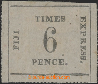 205231 - 1870 SG.7, Times Express 6C, ribbed paper; VF, original gum 