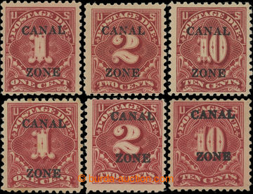 205241 - 1924 SPRÁVA USA Sc.J12-J14, dvě kompletní série Doplatn
