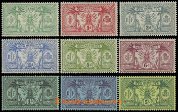 205254 - 1911 SG.18-28, 1/2P-5Sh; complete set, cat. £110