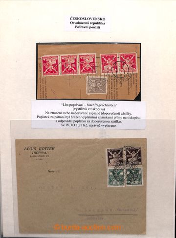 205260 - 1920-1923 [COLLECTIONS] issue Chainbreaker POSTAL USAGE coll