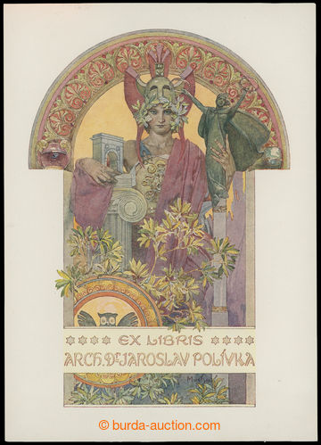 205301 - 1925 MUCHA Alfons (1860–1939), Exlibris pro Dr. Jaroslava 