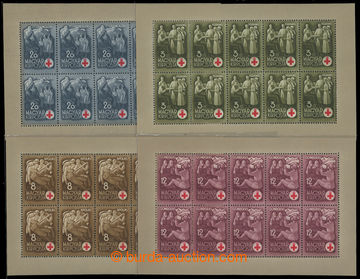 205303 - 1942 Mi.Klb.691-694, Red Cross 3f - 20f, complete set of blo