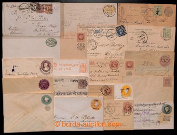 205319 - 1880-1923 SELECTION / of 33 letters, postcards and postal st