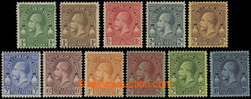 205358 - 1928 SG.176-186, George V. 1/2P-10Sh inscription POSTAGE REV