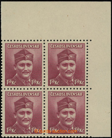 205387 - 1945 Pof.396 OHZ, Londýnské vydání 1,50Kč fialovočerve