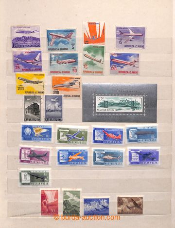 205487 - 1920-2000 [COLLECTIONS]  AIRCRAFTS / smaller motive collecti