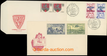 205490 - 1960-1978 comp. 3 pcs of special FDC, 1x envelope with air s