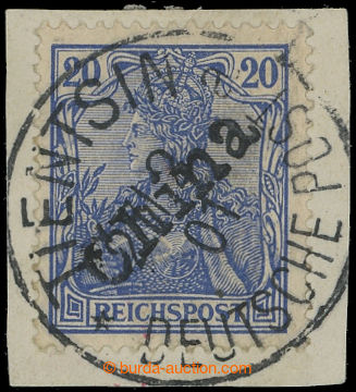 205578 - 1901 Mi.11, Germania 20Pfg fialově ultramarínová s přeti