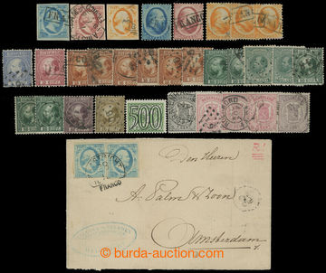 205587 - 1861- SELECTION of classical stamps, contains Mi.1-3, 4-6, 7