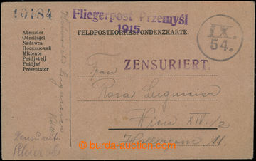 205643 - 1915 K.u.K. FLIEGERPOST PRZEMYŚL / 1915  fialové řádkov