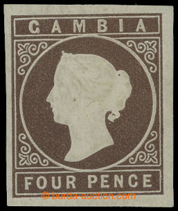 205875 - 1869 SG.1, Victoria 4P brown (De La Rue); very fine piece wi