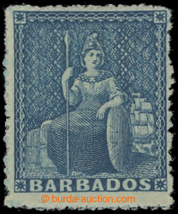 205878 - 1871 SG.48, Britannia (1P) blue, wmk Small Star, perf 14-16;