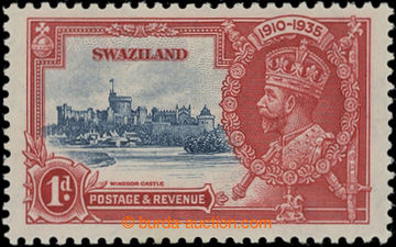205975 - 1935 SG.21b, Jubilee George V. 1P with plate variety - short