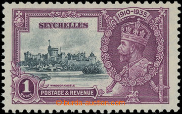 205980 - 1935 SG.131a, Jubilejní Jiří V. 1Sh s DV - extra flagstaf