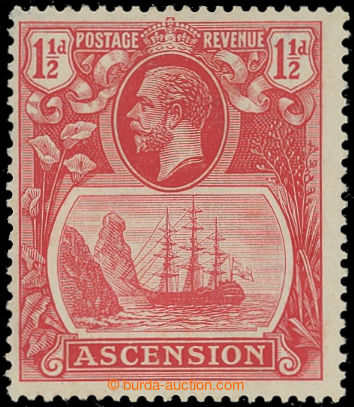205985 - 1924-1933 SG.12b, Jiří V. Znak kolonie 1½P červená 