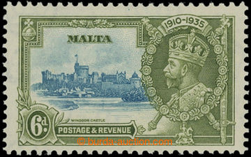 206028 - 1935 SG.212b, Jubilee George V. 6P with plate variety - shor