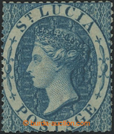 206045 - 1860 SG.2, Victoria 4P blue (Perkins Bacon), wmk star; very 