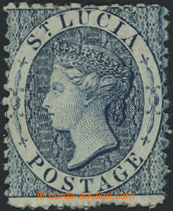 206046 - 1863 SG.7,Viktorie 4P indigo (Perkins Bacon), wmk CC, perf 1