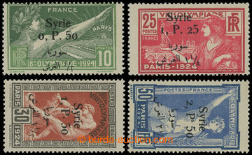 206050 - 1924 Mi.254-257, overprints 0,50P - 2,50P on stamp of France