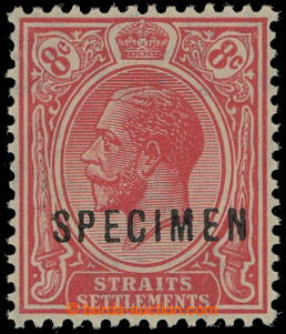 206058 - 1922 SG.240e, George V. 8C SPECIMEN; very fine, rare stamp, 