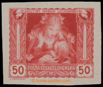 206126 -  PLATE PROOF  value 50h Mother and Child in red color on sta