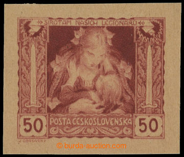 206138 -  PLATE PROOF  value 50h Mother and Child in red-purple color