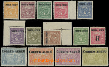 206209 - 1932 Mi.305-317, 318, vydání SCADTA pro Kolumbii 5C - 5P, 