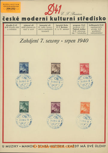 206252 - 1940 PR32, Otevření českého moderního kulturního stře