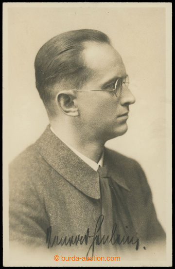 206279 - 1933 HENLEIN Conrad, Sudeten-German leader, rare photo postc