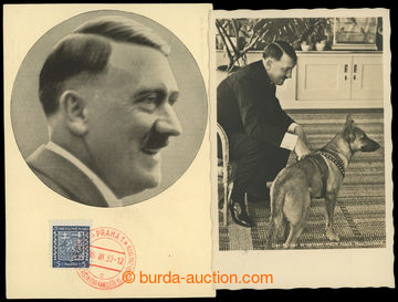 206281 - 1938-1939 2 postcard with A. Hitler., from that 1x photo wit