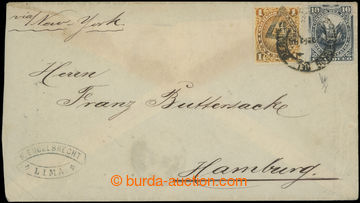 206436 - 1886 dopis adresovaný do Německa, vyfr. zn. Sc.65, 26, pod