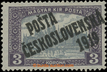 206552 -  Pof.116, 3 Koruna violet, overprint type I.; mint never hin