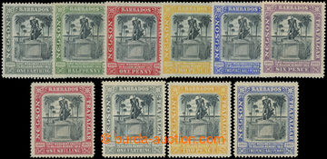 206578 - 1906-1907 SG.145-151, 158-161, Nelson ¼P - 1Sh + ¼