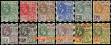 206594 - 1913-1921 SG.259-269, 269b, Jiří V. 1C - 96C a 96C on lemo
