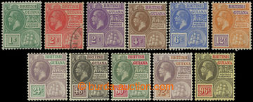 206595 - 1921-1927 SG.272-282, Jiří V. 1C - 96C a 96C; kompletní s