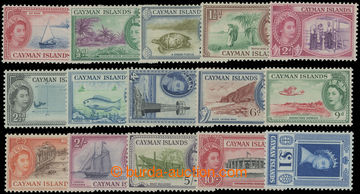 206618 - 1953-1962 SG.148-161a, Alžběta II. - Motivy, kompletní s�