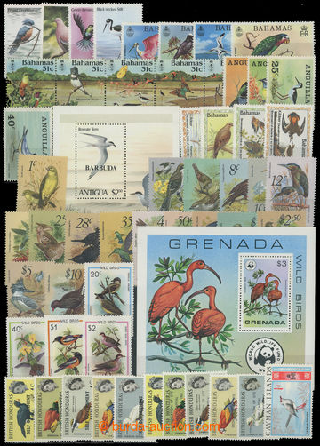 206747 - 1960-1985 BIRDS / CARIBBEAN / OCEANIA  motive selection comp