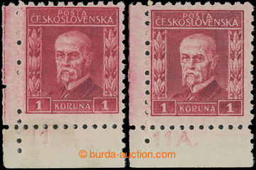 206843 - 1926 Pof.202, Gravure 1CZK red, VI. type without watermark, 