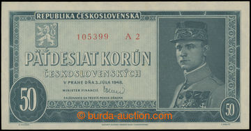 206909 - 1948 Ba.81a, 50Kčs, set A2