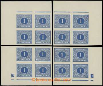 206993 - 1932 Pof.DL62N, Definitive issue 1CZK blue, complete MINIATU