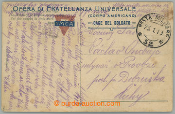 207071 - 1919 ITALY / POSTA MILITARE 52 with asterisks, Italian postc