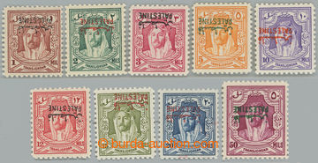 207090 - 1948 JORDÁNSKÁ OKUPACE (Západní břeh), Mi.1-3,5-10; Kr�