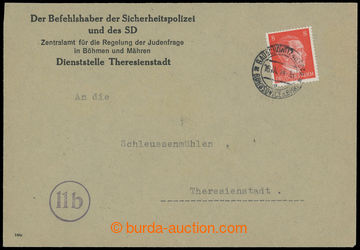 207266 - 1944 GHETTO TERESIENSTADT / OFFICIAL POST / Der Befehlshaber