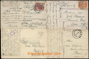 207383 - 1919 ITÁLIE / DOMOBRANA sestava 4ks pohlednic od přísluš